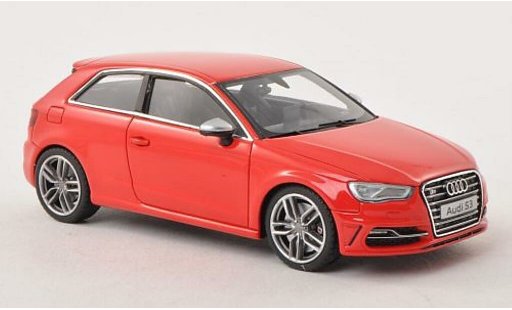 Audi S3 berline 1/43 Minichamps rood 2013 modelauto