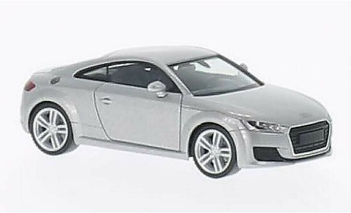 Audi TT coupe 1/87 Herpa (8S) grijs-grijs 2014 modelauto