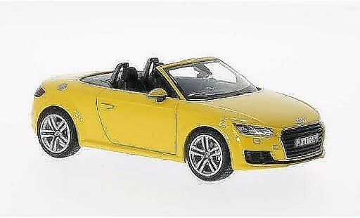 Audi TT roadster 1/43 Kyosho (8S) geel 2014 modelauto