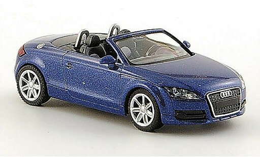 Audi TT roadster 1/87 Wiking blauw modelauto
