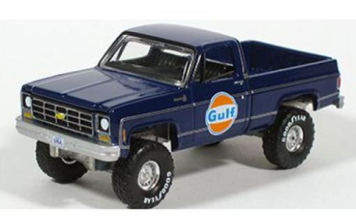 Modelauto Chevrolet Silverado pickup K10 Gulf 1978 1/64 Auto World