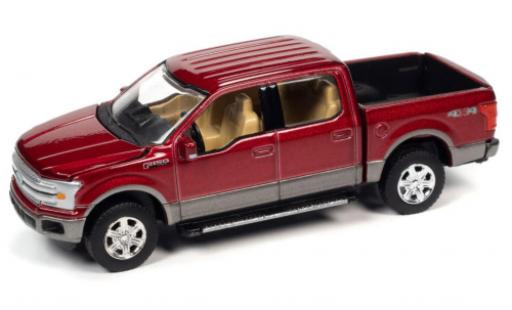 Modelauto Ford F-150 Pickup 50 Lariat metallic rood 2019 1/64 Auto World