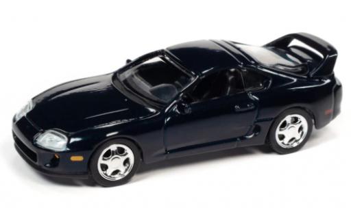 Modelauto Toyota Supra Base blauw 1995 1/64 Auto World