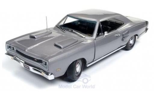 Modelauto Dodge Coronet R/T metallic groen 1969 1/18 Auto World