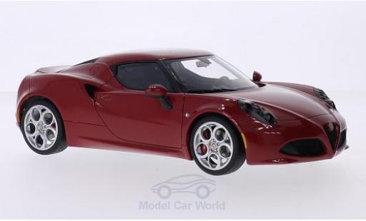Modelauto Alfa Romeo 4C coupe rood 1/18 AUTOart