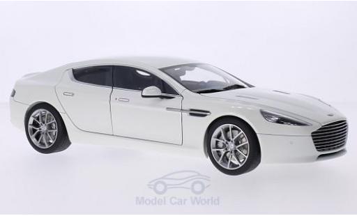 Modelauto Aston Martin Rapide s metallic wit 2015 1/18 AUTOart