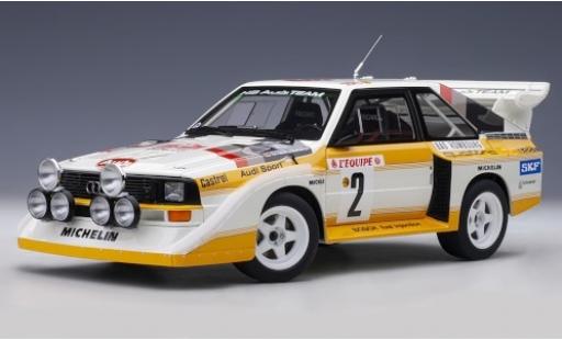Modelauto Audi Sport Quattro s1 No.2 HB Team Rally Monte Carlo 1986 W.R&Atilde;&para;hrl/C.Geistd&Atilde;&para;rfer 1/18 AUTOart