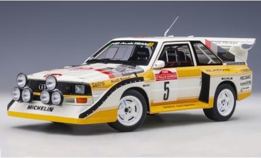 Modelauto Audi Sport Quattro s1 No.5 HB Team HB Rally WM Rally San Remo 1985 W.R&Atilde;&para;hrl/C.Geistd&Atilde;&para;rfer 1/18 AUTOart