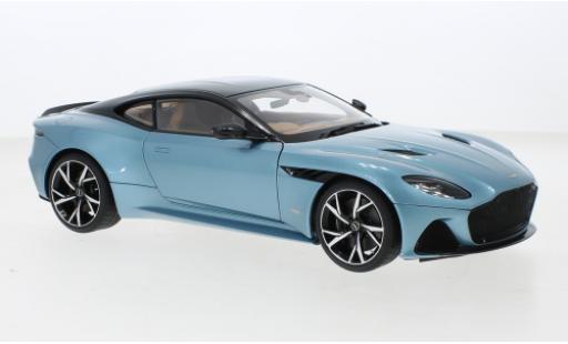 Modelauto Aston Martin DBS superleggera metallic blauw 2019 1/18 AUTOart