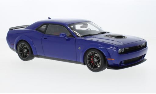Modelauto Dodge Challenger Scat Pack R/T Shaker Widebody blauw 2022 1/18 AUTOart