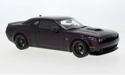 Modelauto Dodge Challenger Scat Pack R/T Shaker Widebody metallic paars 2022 1/18 AUTOart