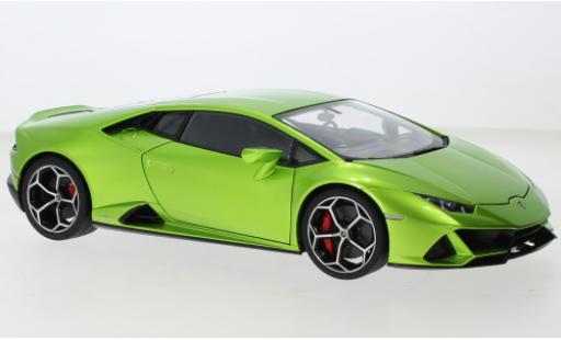 Modelauto Lamborghini Huracan Evo metallic groen 2019 1/18 AUTOart