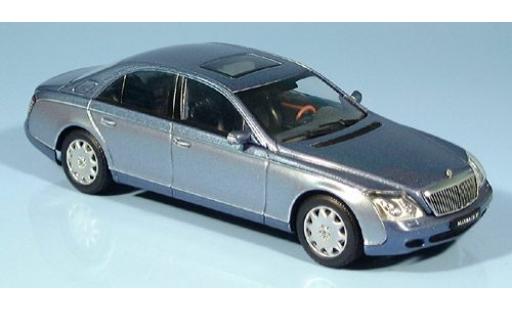 Modelauto Maybach 57 SWB metallic blauw /d 2002 1/43 AUTOart