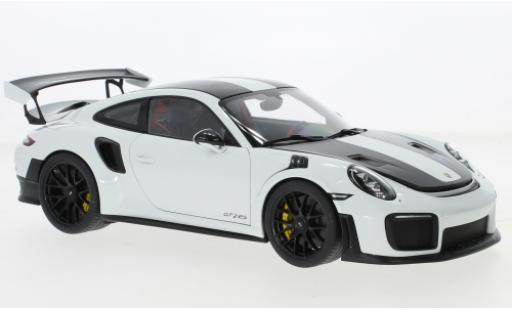 Modelauto Porsche 911 GT2 RS wit 2017 1/43 AUTOart
