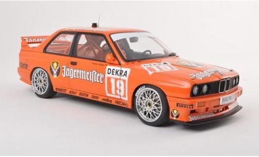 Modelauto Bmw M3 dtm (E30) No.19 J&Atilde;&curren;germeister 1992 1/18 AUTOart