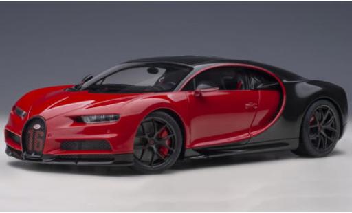 Modelauto Bugatti Chiron Sport rood/carbon 2019 No.16 1/18 AUTOart