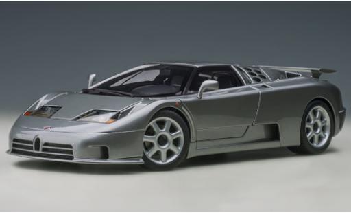 Modelauto Bugatti EB110 Super Sport EB 110 SS metallic grijs 1992 1/18 AUTOart