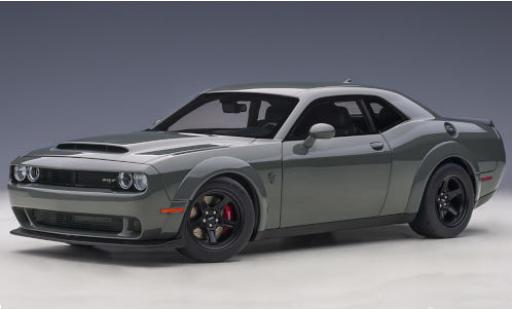 Modelauto Dodge Challenger Demon SRT grijs 1/18 AUTOart