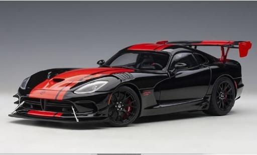 Modelauto Dodge Viper ACR 1:28 Edition zwart/rood 2017 1/18 AUTOart