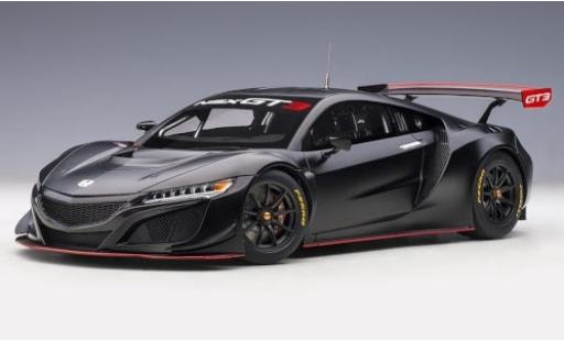 Modelauto Honda NSX GT3 metallic zwart 2018 Plain Body Version 1/18 AUTOart