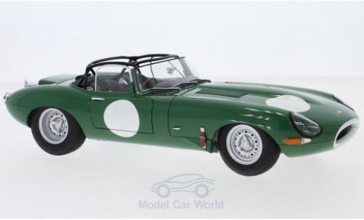 Modelauto Jaguar E-Type Lightweight groen RHD met abnehmbarem dak 1/18 AUTOart