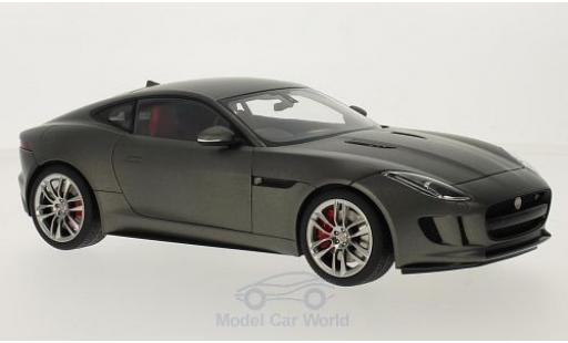 Modelauto Jaguar F-Type R Coupe mat-grijs 2015 1/18 AUTOart
