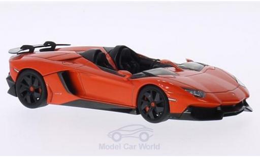 Modelauto Lamborghini Aventador Roadster J oranje 2012 1/43 AUTOart