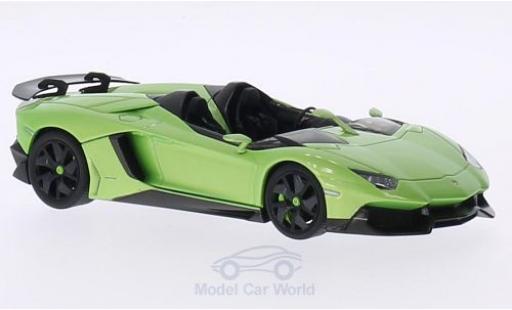 Modelauto Lamborghini Aventador Roadster J metallic groen 2012 1/43 AUTOart