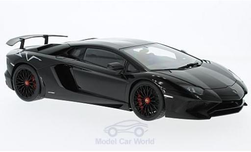 Modelauto Lamborghini Aventador SV LP750-4 zwart 2015 1/18 AUTOart