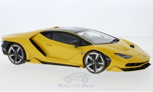 Modelauto Lamborghini Centenario Coupe metallic geel 1/18 AUTOart