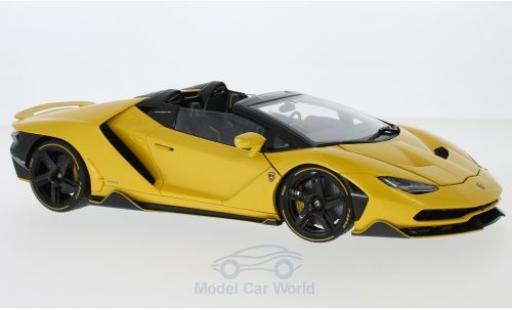 Modelauto Lamborghini Centenario Roadster metallic geel 2016 1/18 AUTOart