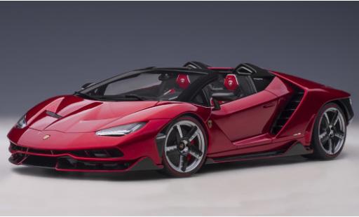 Modelauto Lamborghini Centenario Roadster metallic rood 2016 1/18 AUTOart