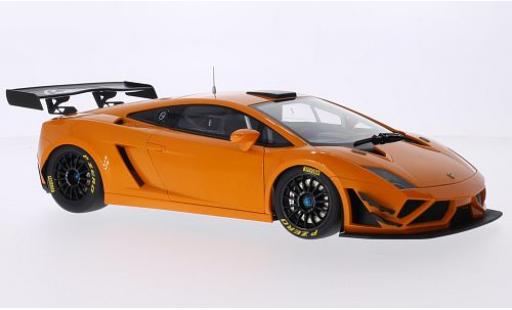 Modelauto Lamborghini Gallardo GT3 FL2 metallic oranje 2013 Plain Body Version 1/18 AUTOart