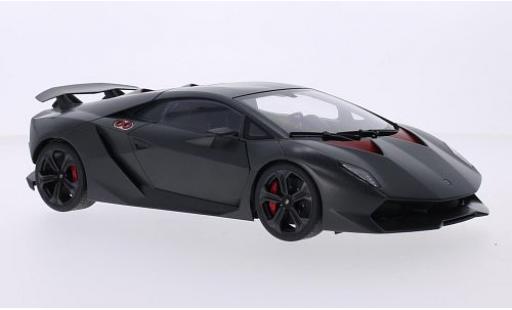 Modelauto Lamborghini Sesto Elemento Base mat-grijs/carbon 2010 1/18 AUTOart