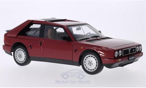 Modelauto Lancia Delta S4 metallic rood 1985 1/18 AUTOart