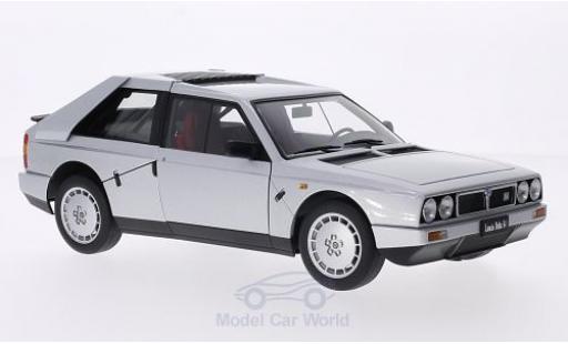 Modelauto Lancia Delta S4 metallic grijs 1985 1/18 AUTOart