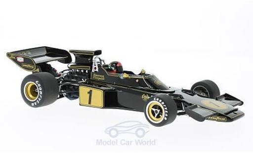 Modelauto Lotus 72 72E E No.1 formule 1 1973 met Fahrerfigur E.Fittipaldi 1/18 AUTOart