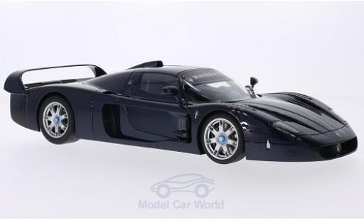 Modelauto Maserati MC12 Base metallic blauw 2004 1/18 AUTOart