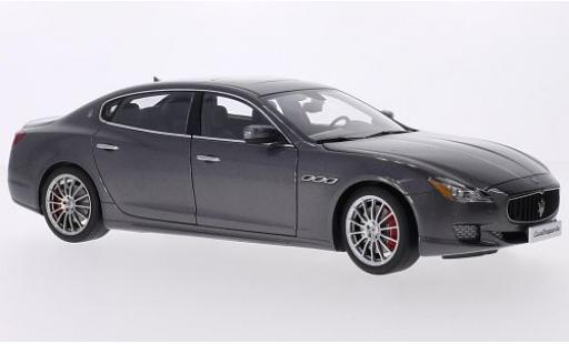 Modelauto Maserati Quattroporte GTS metallic grijs 2015 1/18 AUTOart