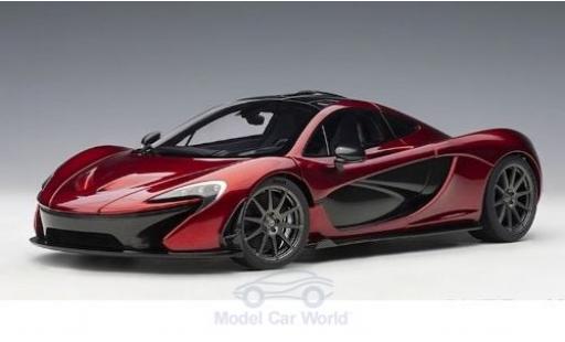 Modelauto McLaren P1 Base metallic rood 2013 1/18 AUTOart