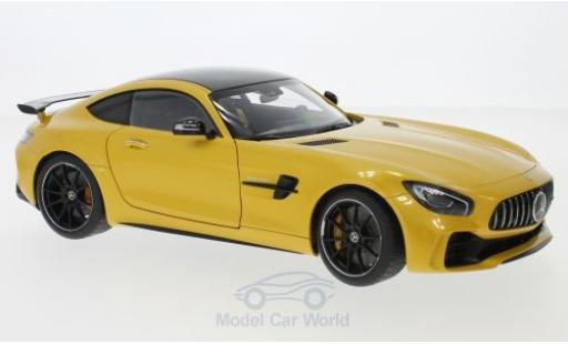 Modelauto Mercedes AMG GT GT R metallic geel 2017 1/18 AUTOart