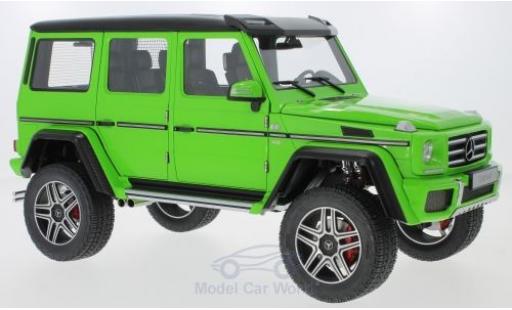 Modelauto Mercedes Classe G Base G500 4x4 groen 2016 1/18 AUTOart