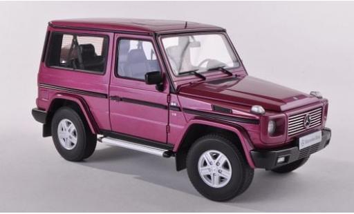 Modelauto Mercedes Classe G SWB G500 metallic rood 1998 1/18 AUTOart