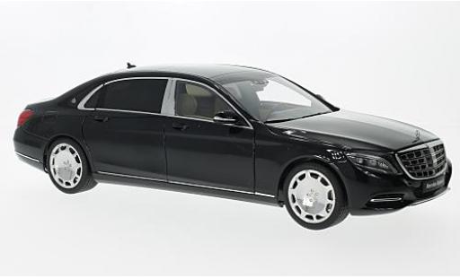 Modelauto Mercedes CLA Pullman Maybach Classe S (S600) (SWB) zwart 2015 1/18 AUTOart
