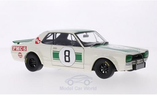 Modelauto Nissan Skyline 2000 GT-R (KPGC10) RHD No.8 GP Japan 1971 M.Hasemi 1/18 AUTOart