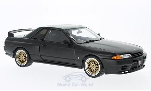 Modelauto Nissan Skyline R32 GT-R () mat-zwart RHD Tuned Version zonder Vitrine 1/18 AUTOart