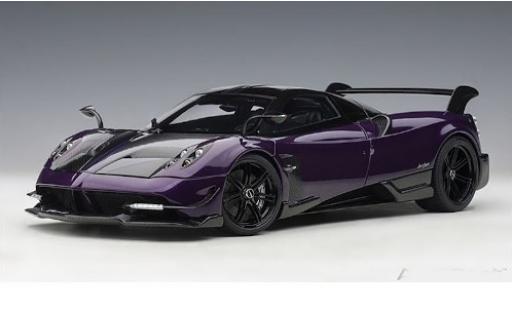 Modelauto Pagani Huayra BC metallic lila/carbon 2016 1/18 AUTOart