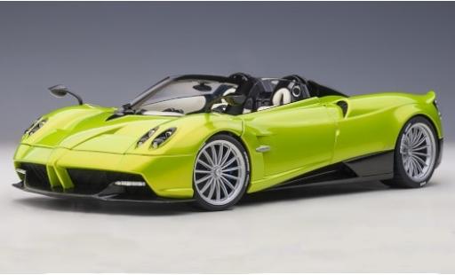 Modelauto Pagani Huayra R Roadster metallic groen 2017 y compris les Hardtop 1/18 AUTOart