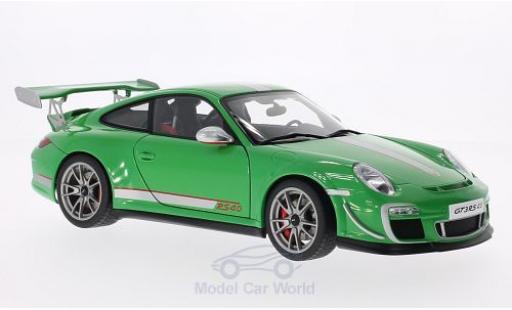 Modelauto Porsche 911 GT3 RS 4.0 groen/grijs 2011 1/18 AUTOart