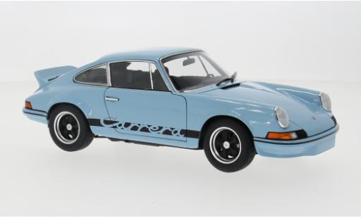 Modelauto Porsche 911 RS Carrera 2.7 blauw/zwart 1/18 AUTOart